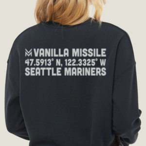 Vanilla Missile Ladies Crop Sweatshirt Black